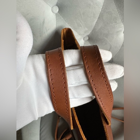 PORTLAND LEATHER GOODS Eco Crossbody
Messenger Top Handle Tote Patina Honey - Picture 8 of 10